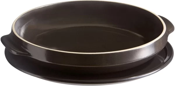 Emile Henry Tarte Tatin-Set In Fusain 1