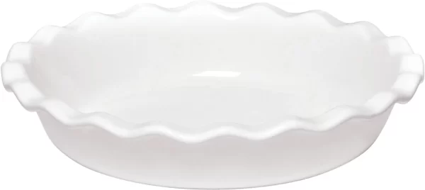 Emile Henry Kuchen-& Auflaufform Mit Wellenrand In Farine 1